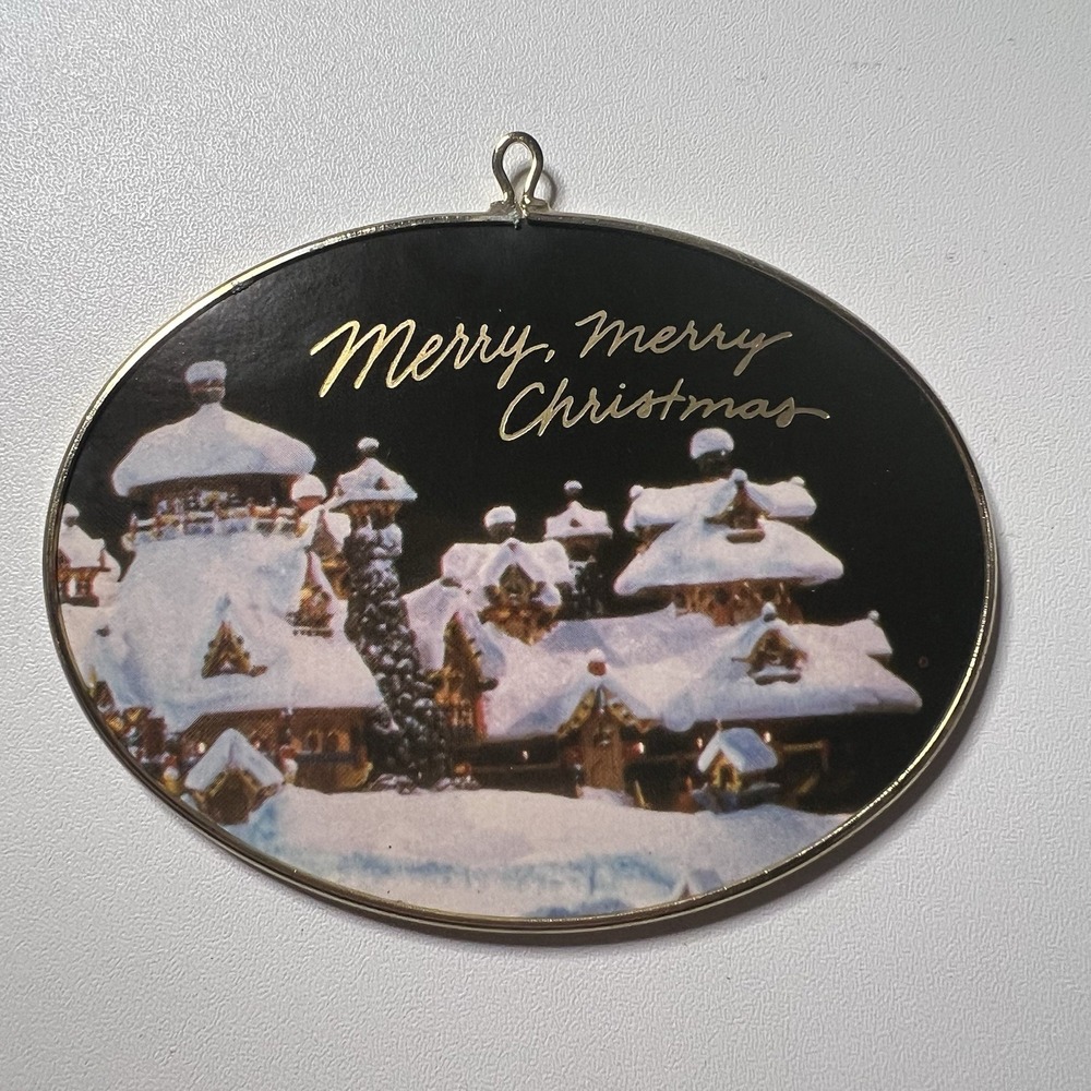 vintage Hallmark Keepsake Ornament from 1985, specifically the "Santa's Village"